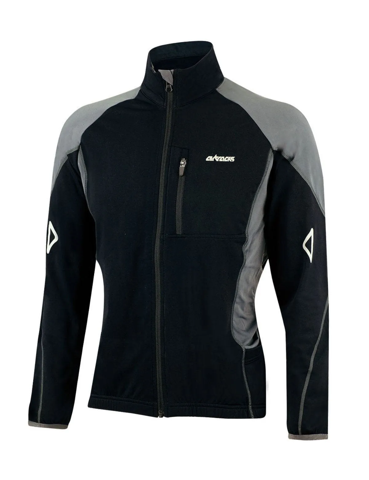 Herren Thermo Langarmtrikot Pro-T Schwarz-Grau