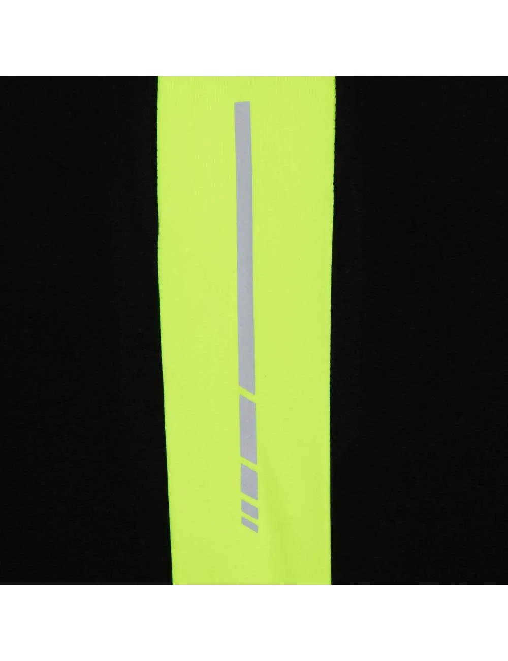 Herren Thermo Langarmtrikot Pro Team Neon-Schwarz