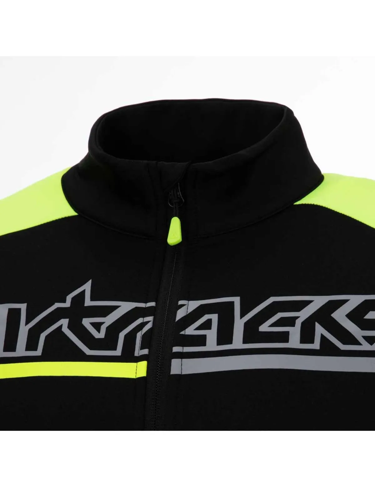 Herren Thermo Langarmtrikot Pro Team Neon-Schwarz