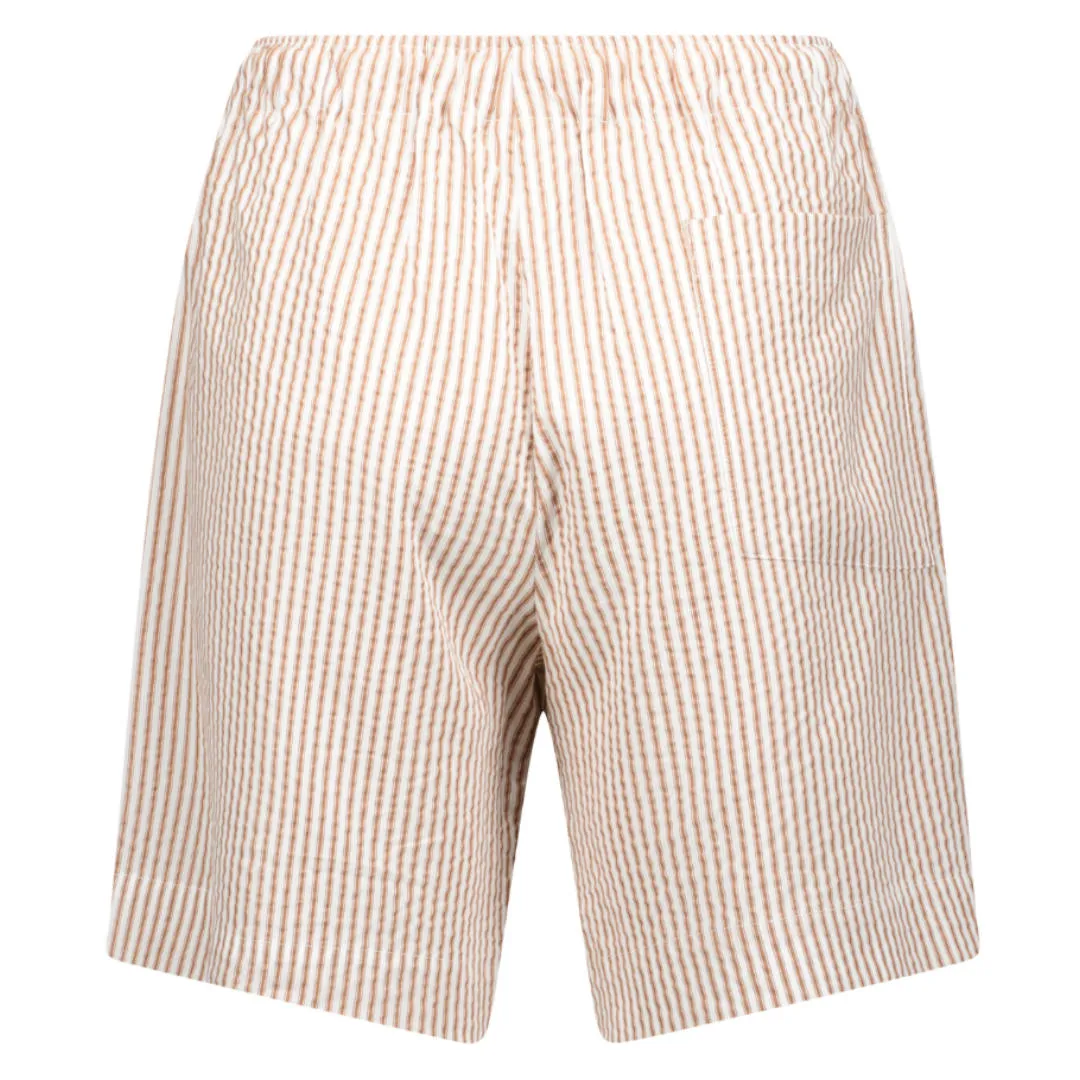 Homebody Shorts | Tencel | Rust Stripe | M