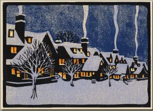 Laura Wilder Winter in Montreal Framed Print