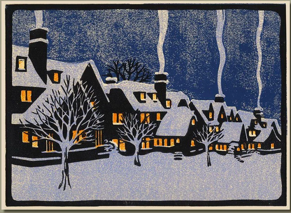 Laura Wilder Winter in Montreal Framed Print