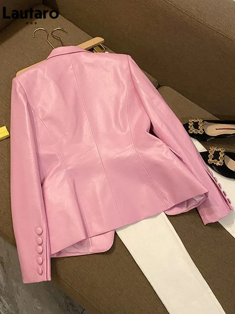 Lautaro In Style Pleather Blazer