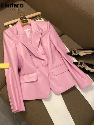 Lautaro In Style Pleather Blazer