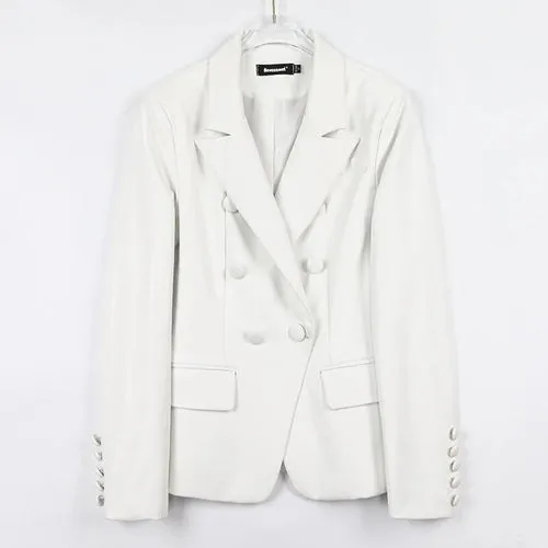 Lautaro In Style Pleather Blazer
