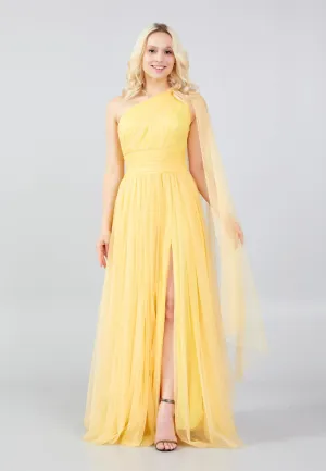 Maxi Dress With Drape