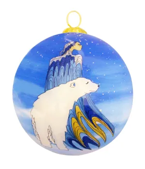 Maxine Noel 'Mother Winter' Glass Ornament