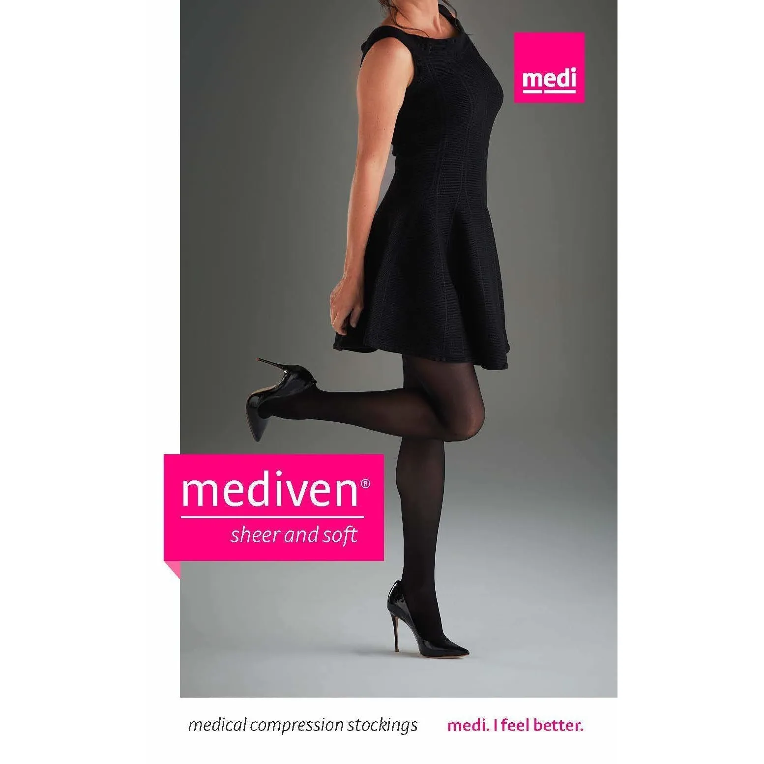 Mediven Sheer & Soft Women's Maternity Pantyhose 15-20 mmHg