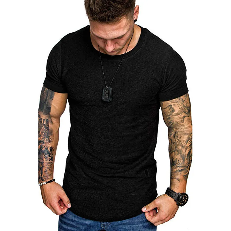 Men's Loose Round Neck Short Sleeve T-Shirt - GlamzLife