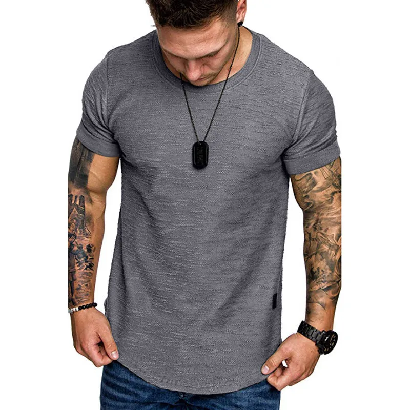 Men's Loose Round Neck Short Sleeve T-Shirt - GlamzLife