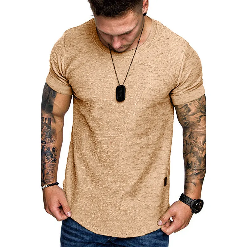 Men's Loose Round Neck Short Sleeve T-Shirt - GlamzLife
