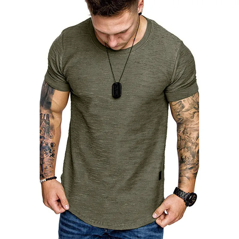 Men's Loose Round Neck Short Sleeve T-Shirt - GlamzLife