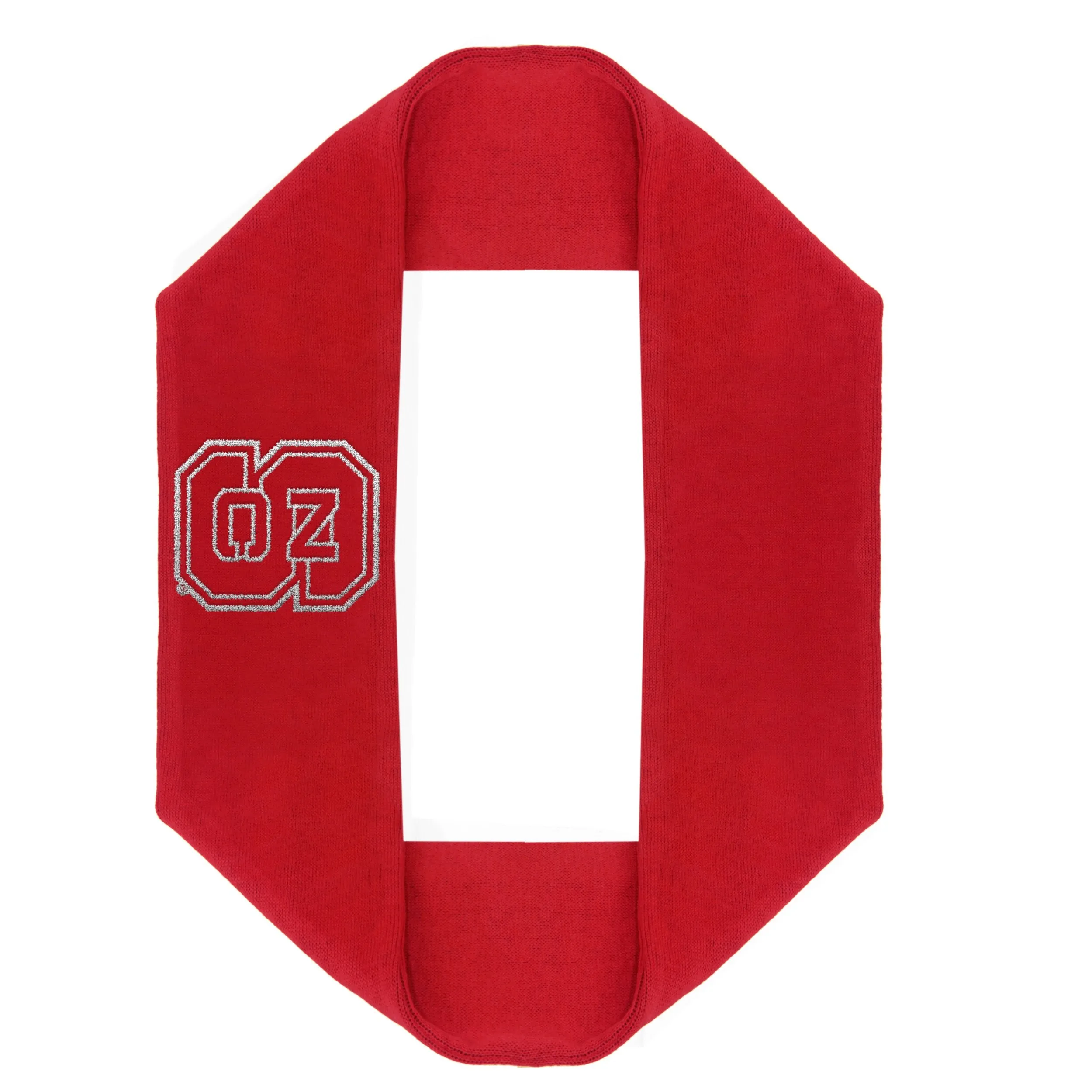North Carolina State Infinity Glitter Scarf