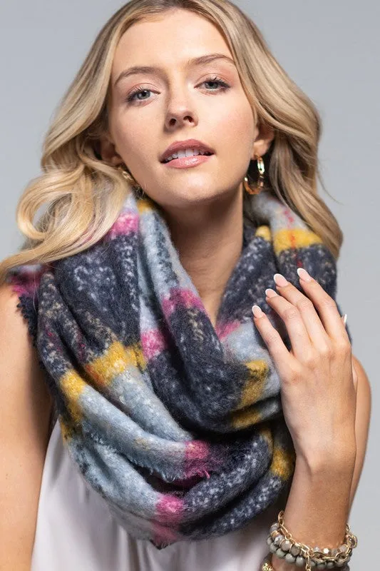 Plaid Infinity Scarf