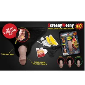 Screeny Weeny 5.0 worlds best fake penis Uncut Nordic White