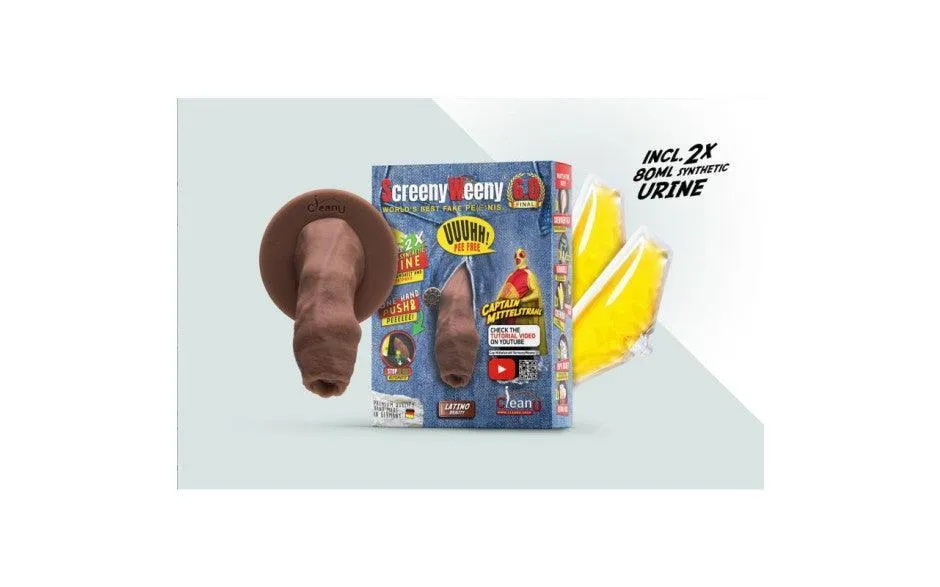 Screeny Weeny 6.0 Uncut Latino Brown