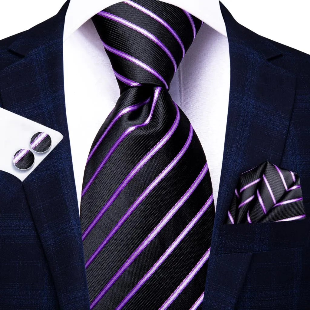Silk Wedding  Striped Tie