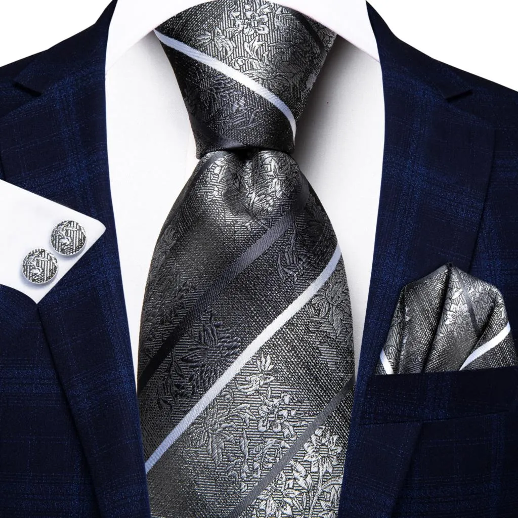 Silk Wedding  Striped Tie