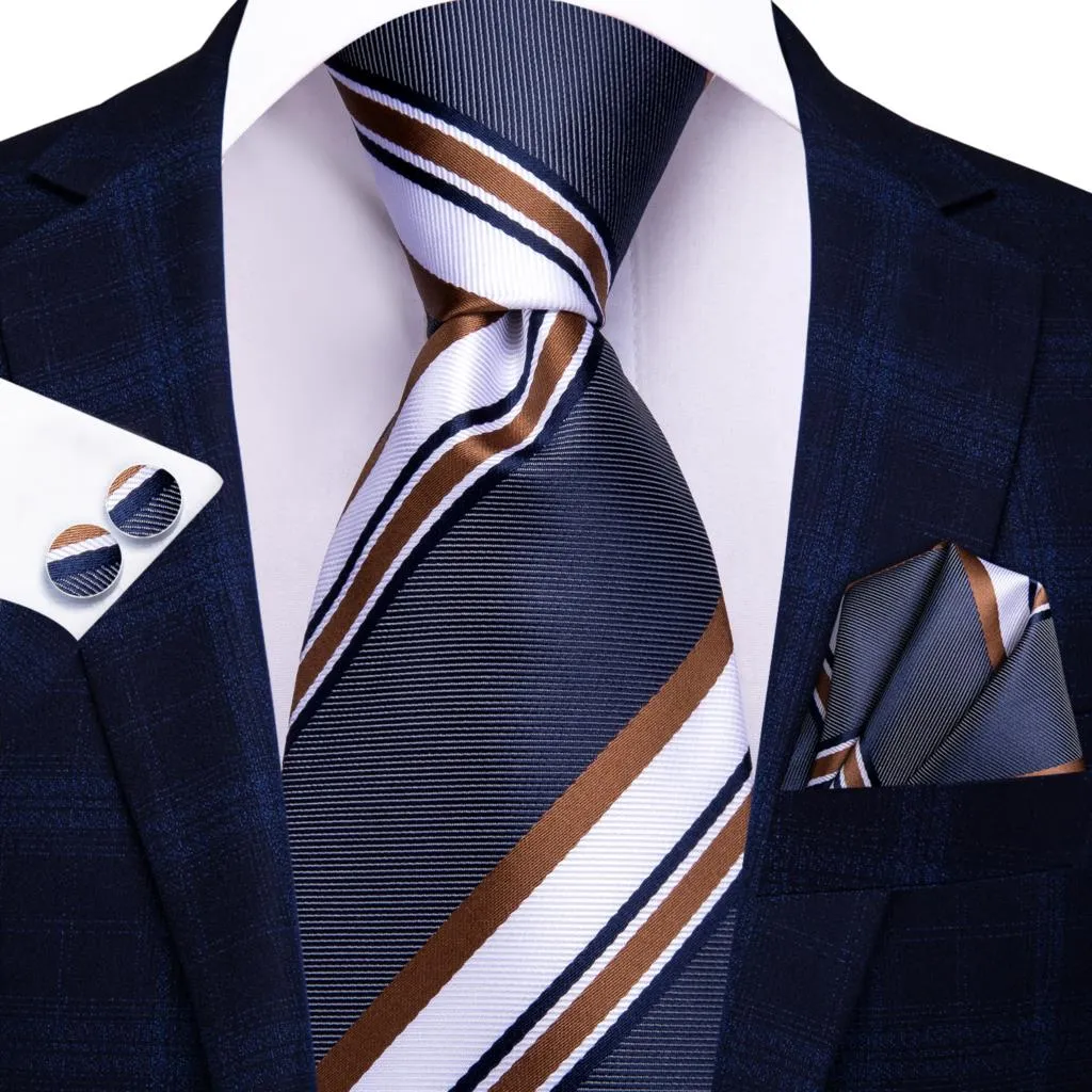 Silk Wedding  Striped Tie