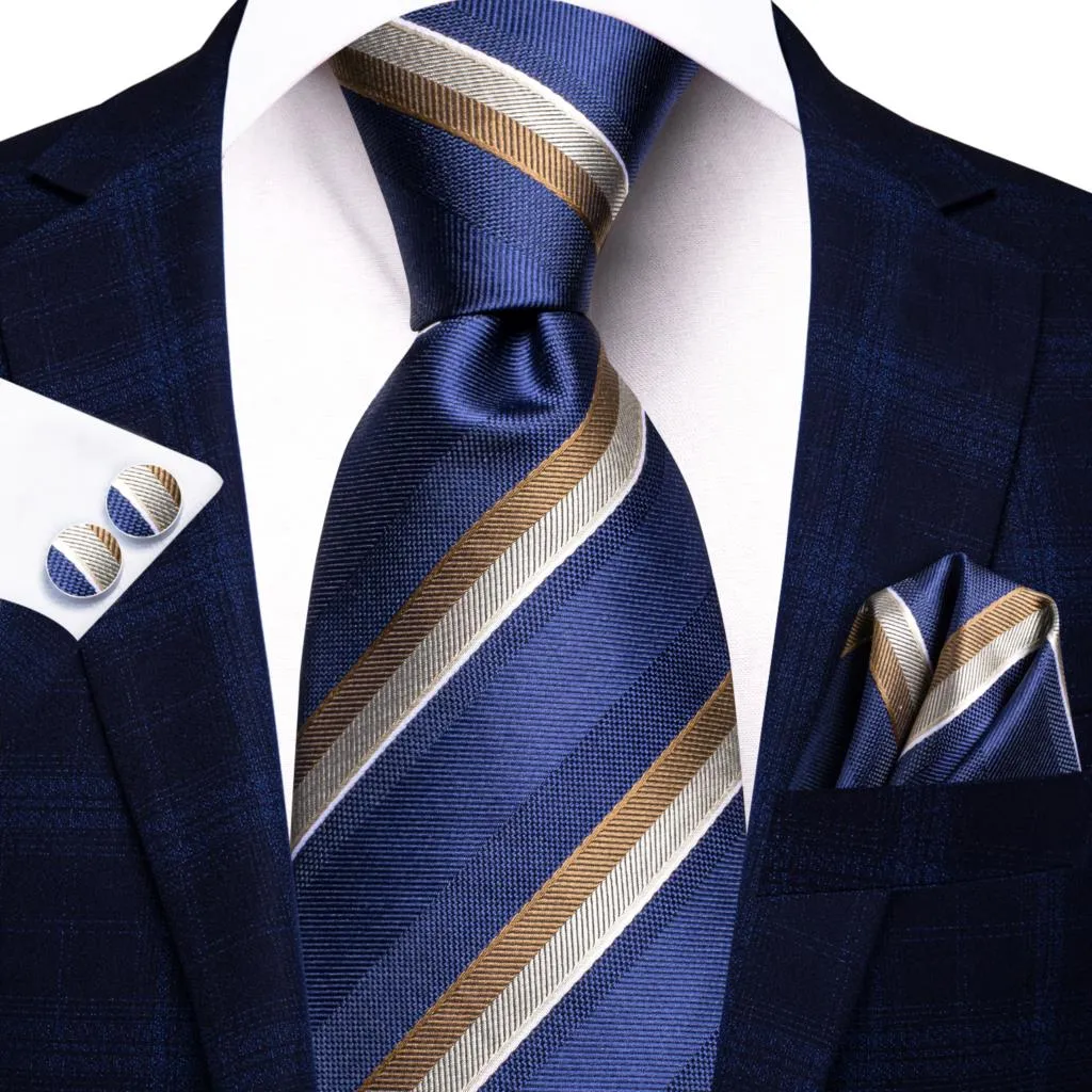 Silk Wedding  Striped Tie
