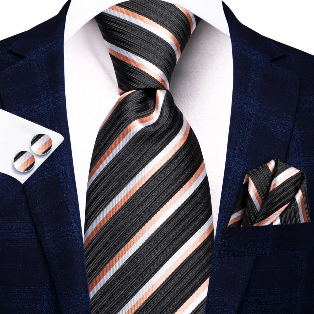 Silk Wedding  Striped Tie