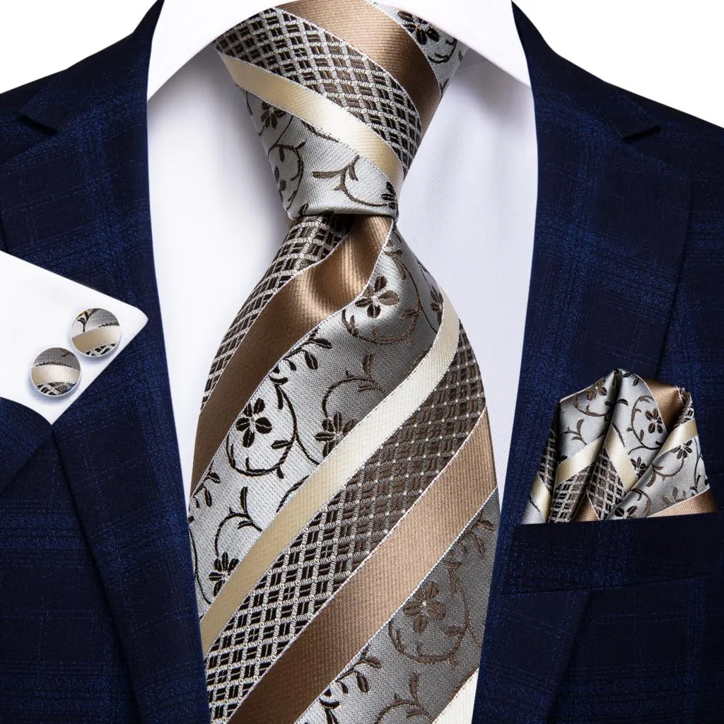 Silk Wedding  Striped Tie