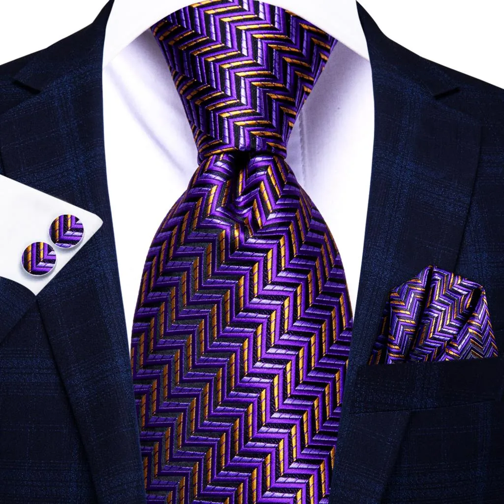 Silk Wedding  Striped Tie