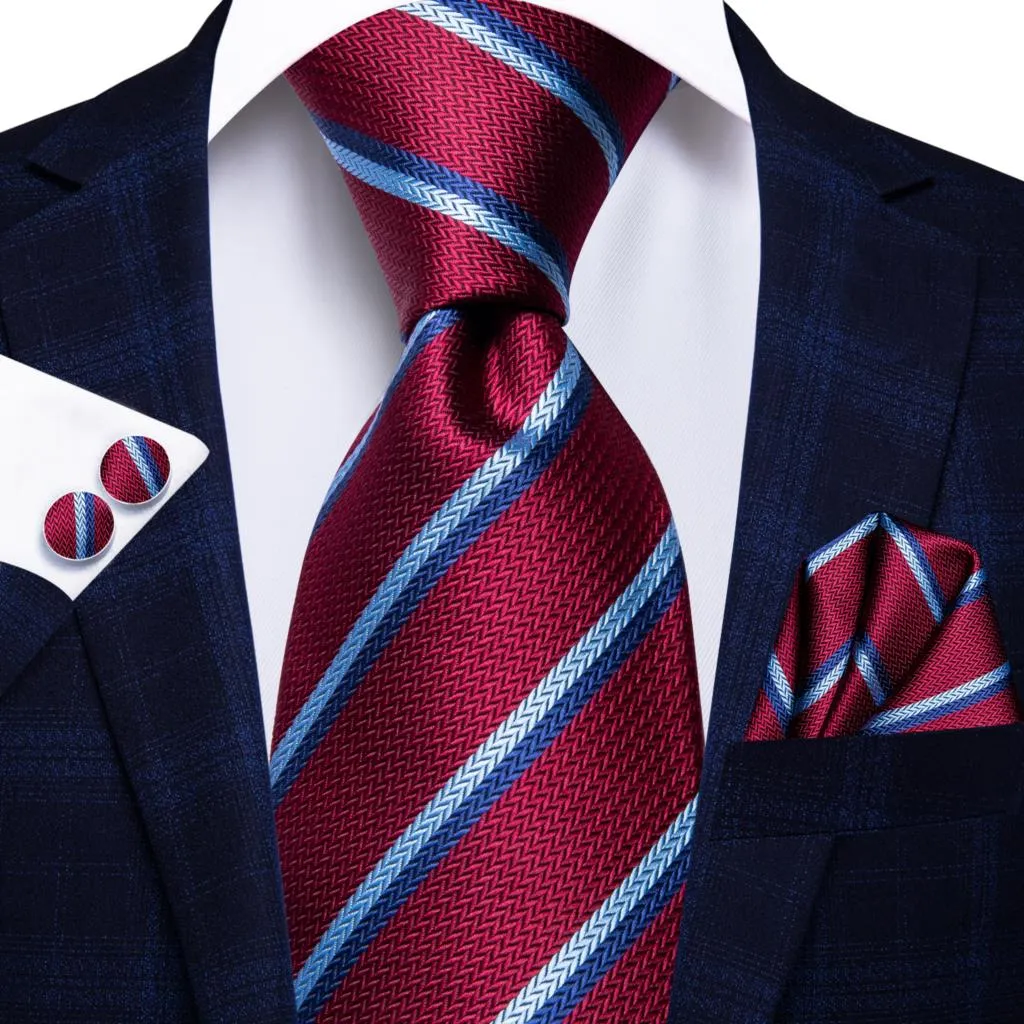 Silk Wedding  Striped Tie
