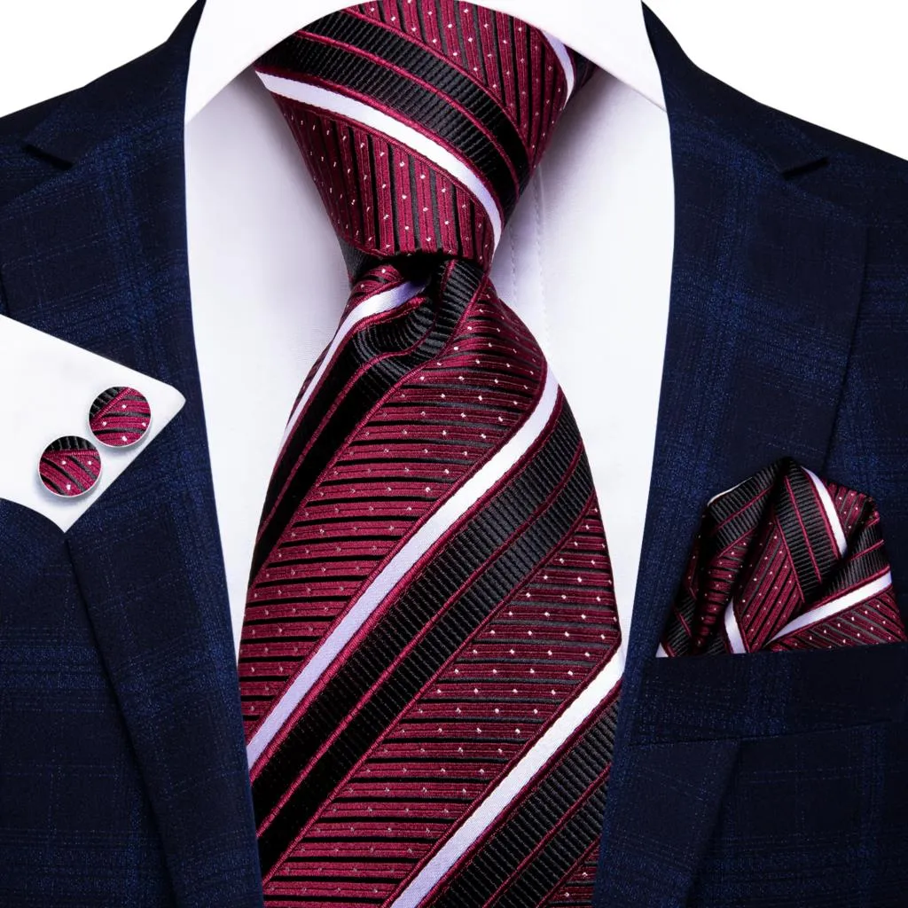 Silk Wedding  Striped Tie