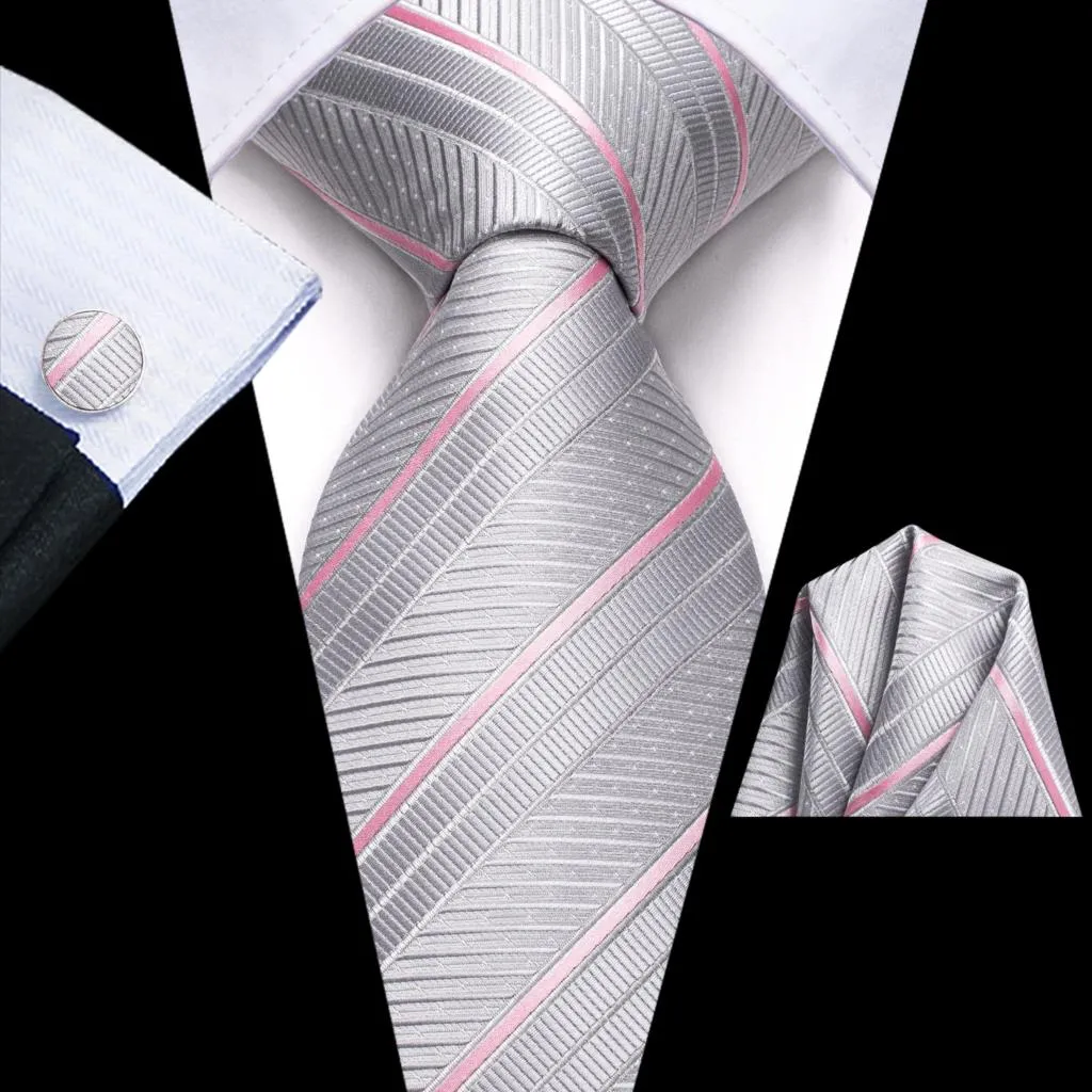 Silk Wedding  Striped Tie