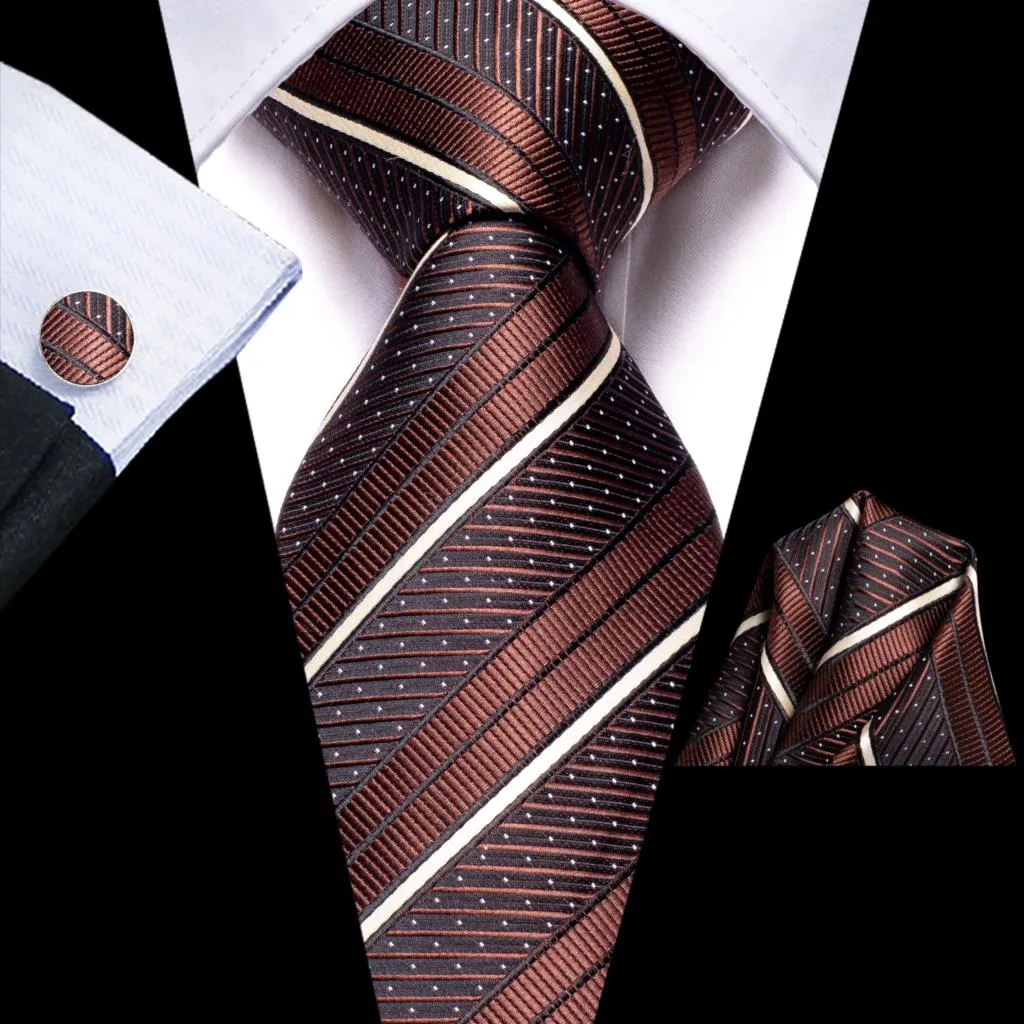 Silk Wedding  Striped Tie