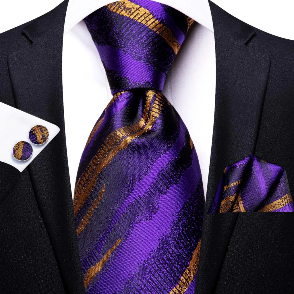 Silk Wedding  Striped Tie