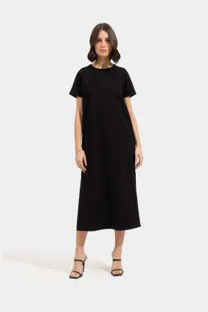Slip On Midi Dress