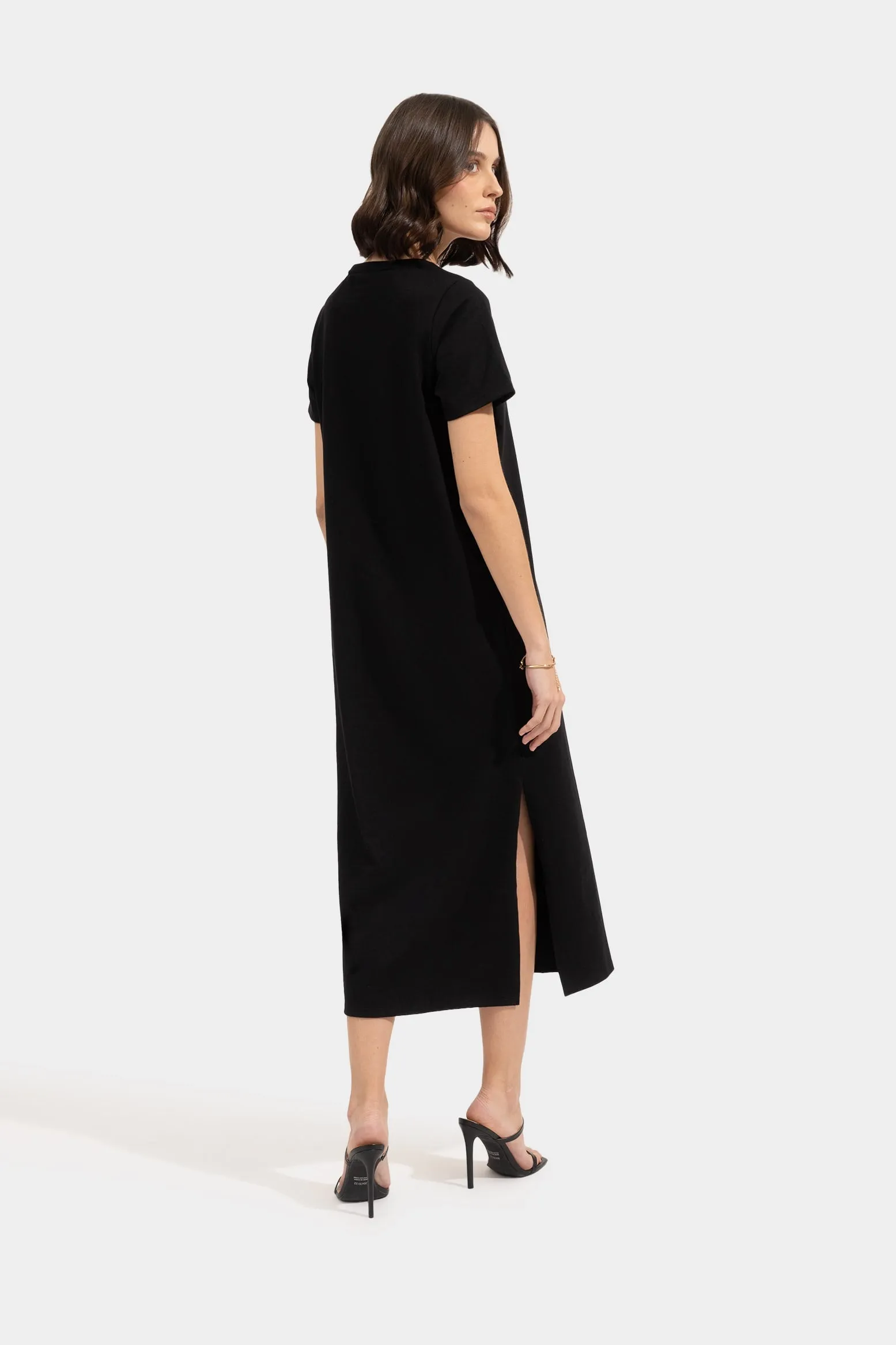 Slip On Midi Dress