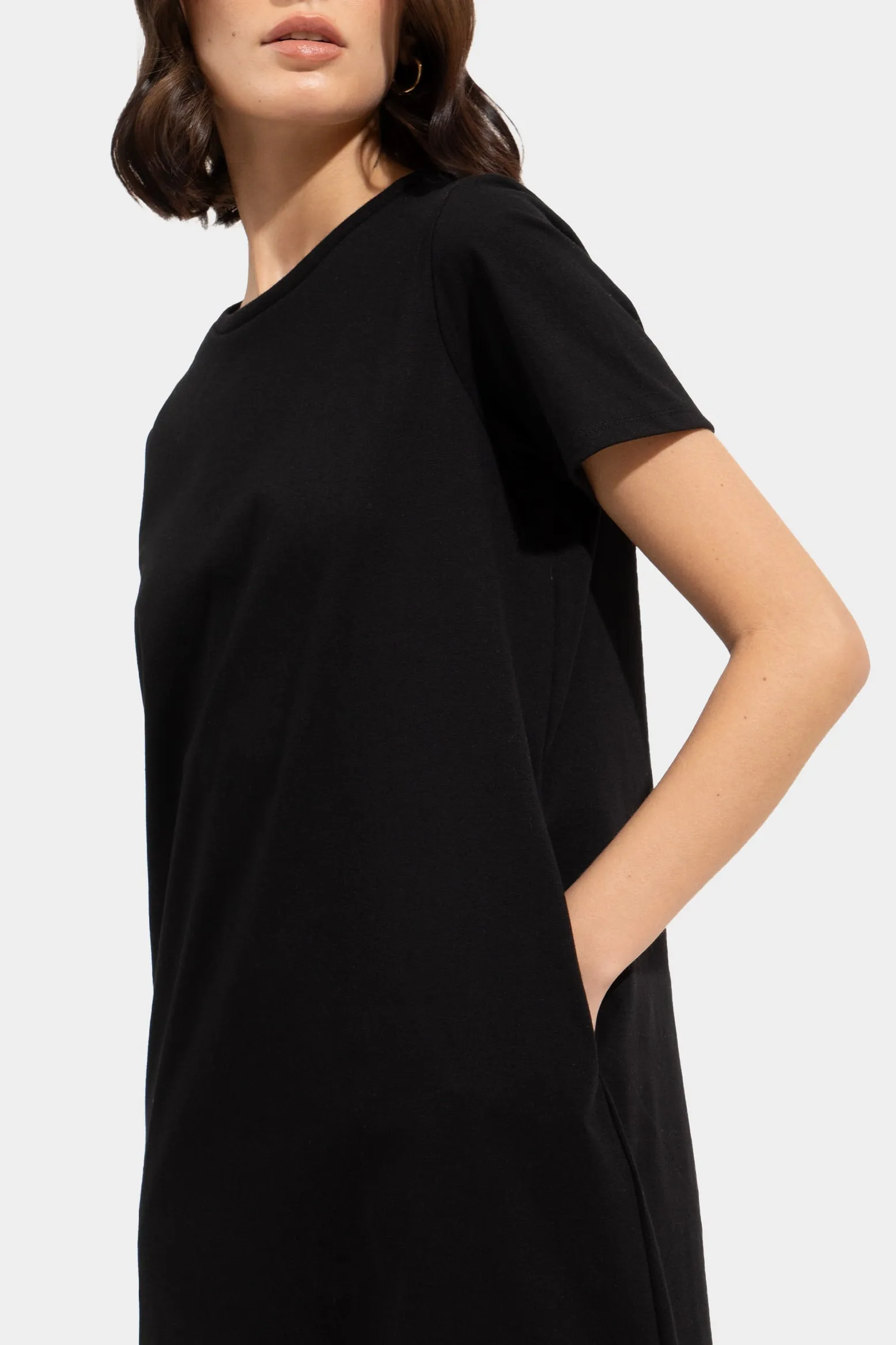 Slip On Midi Dress