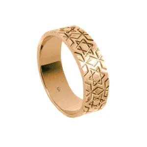 Star Of David Ring-Gold