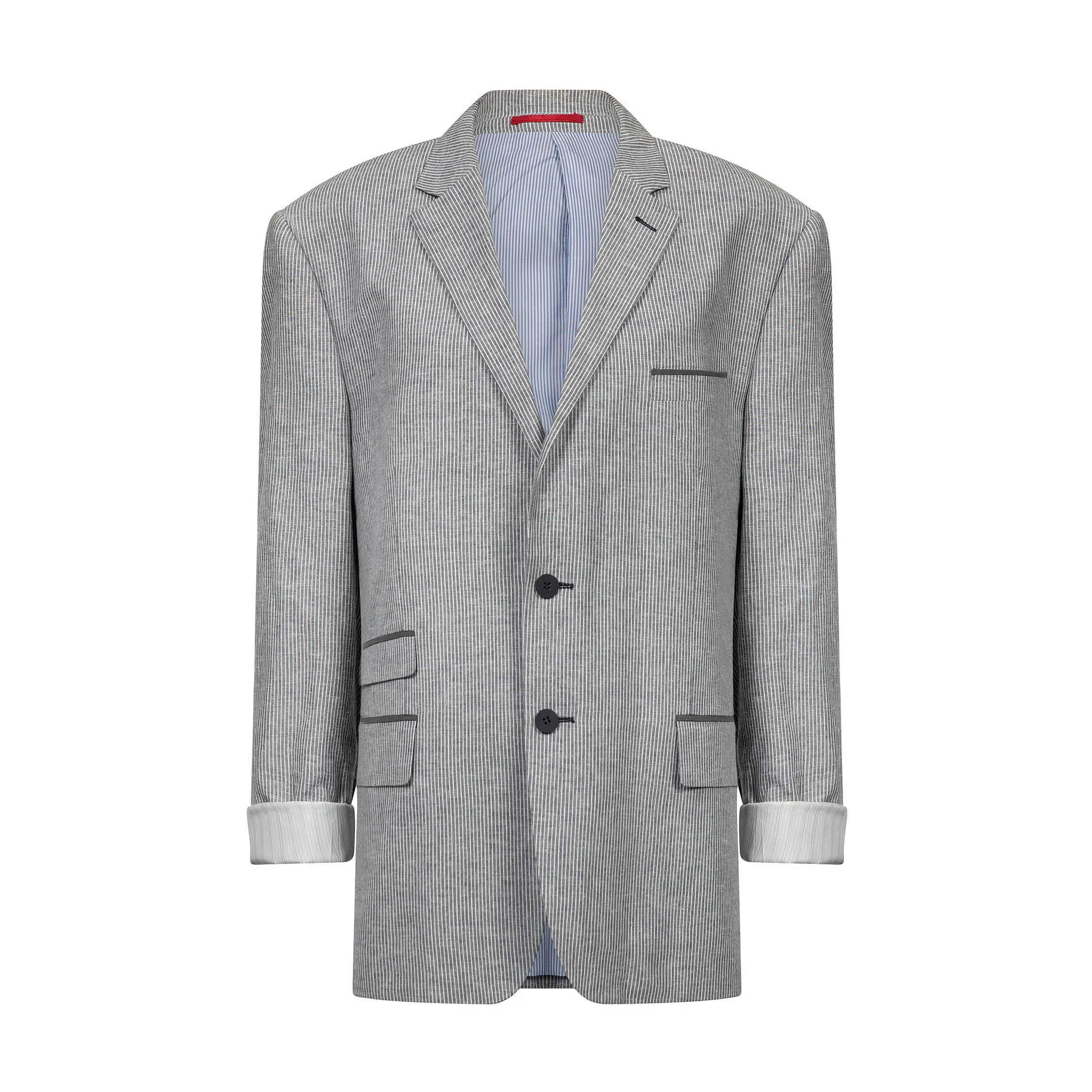 Stripe fitted blazer.bb