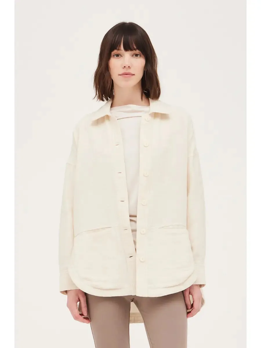 TEXTURE DRAPE SHACKET