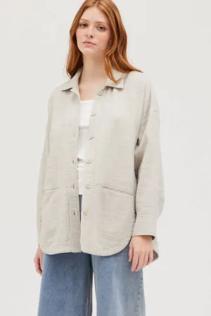 TEXTURE DRAPE SHACKET