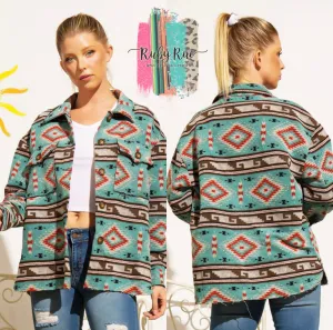 The Pieper Aztec Shacket