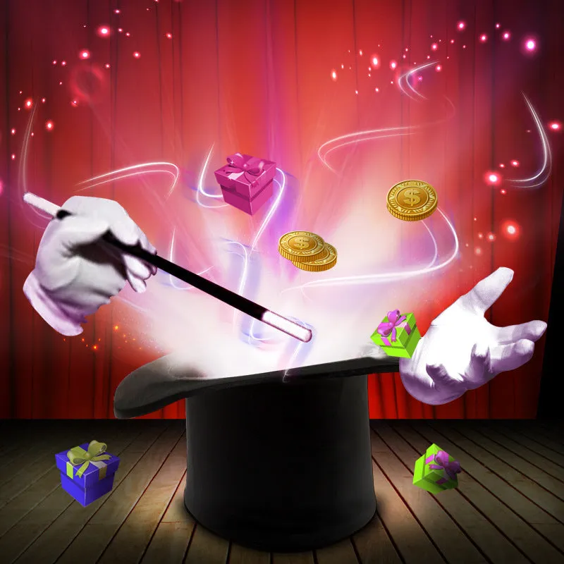 Top Hat Halloween Hat Magician Dress up Props Hat