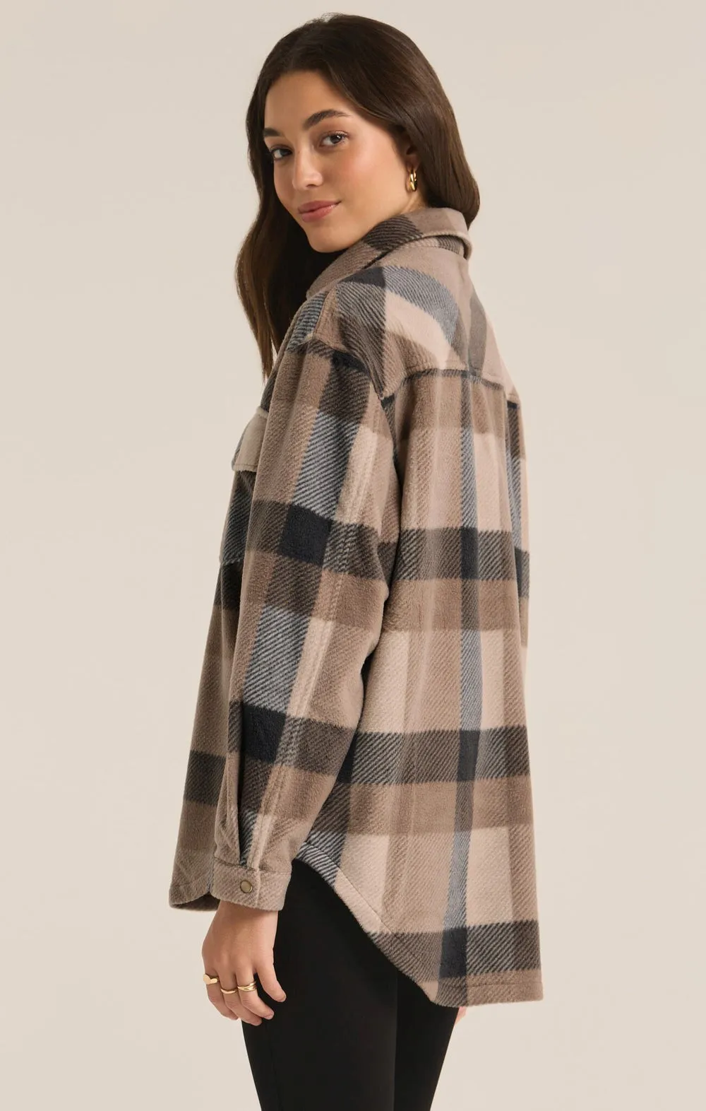 Top - Z Supply Hiker Two Tone Fleece Jacket