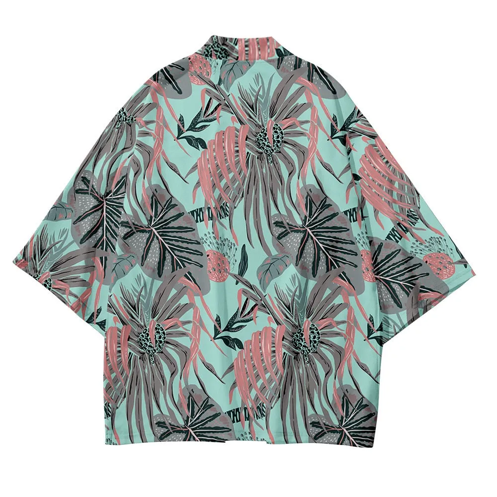 Tropical Kimono Japanese Shirt