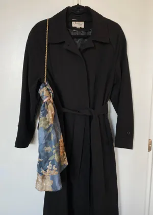Veronica's Long Black Trenchcoat