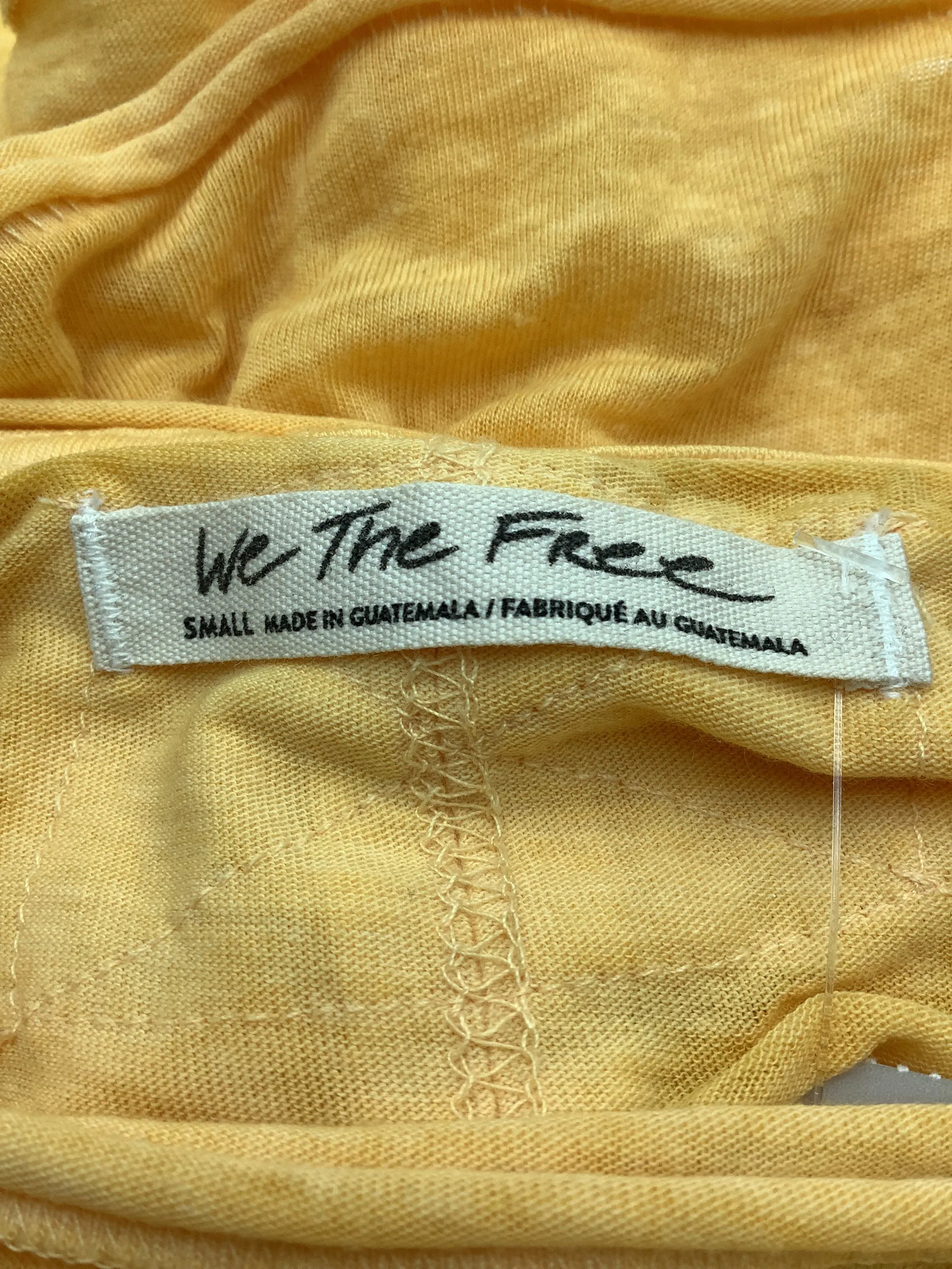 We The Free Women's Top Yellow Size: S