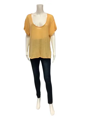 We The Free Women's Top Yellow Size: S