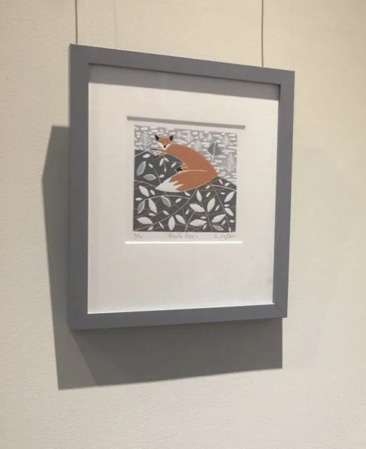 Winter Fox (7/10) framed