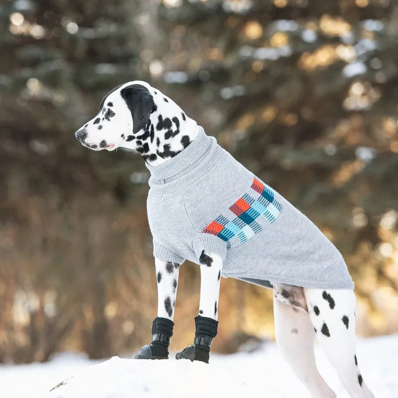 Winter Sailor Sweater - Grey Mix: Cozy Retro Style