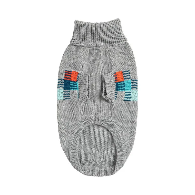 Winter Sailor Sweater - Grey Mix: Cozy Retro Style
