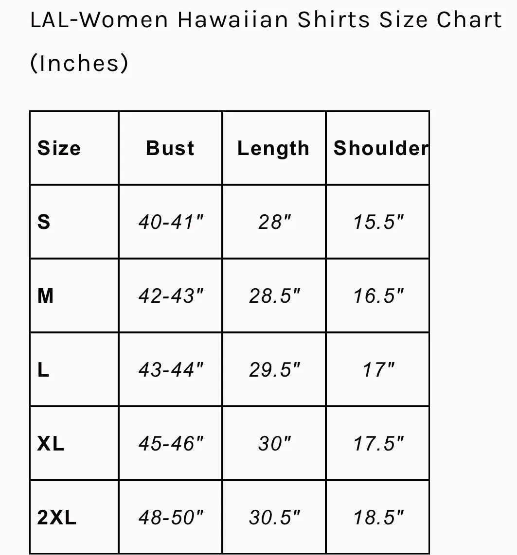 Women Rayon Aloha Shirt Lulumahu Orchid Design